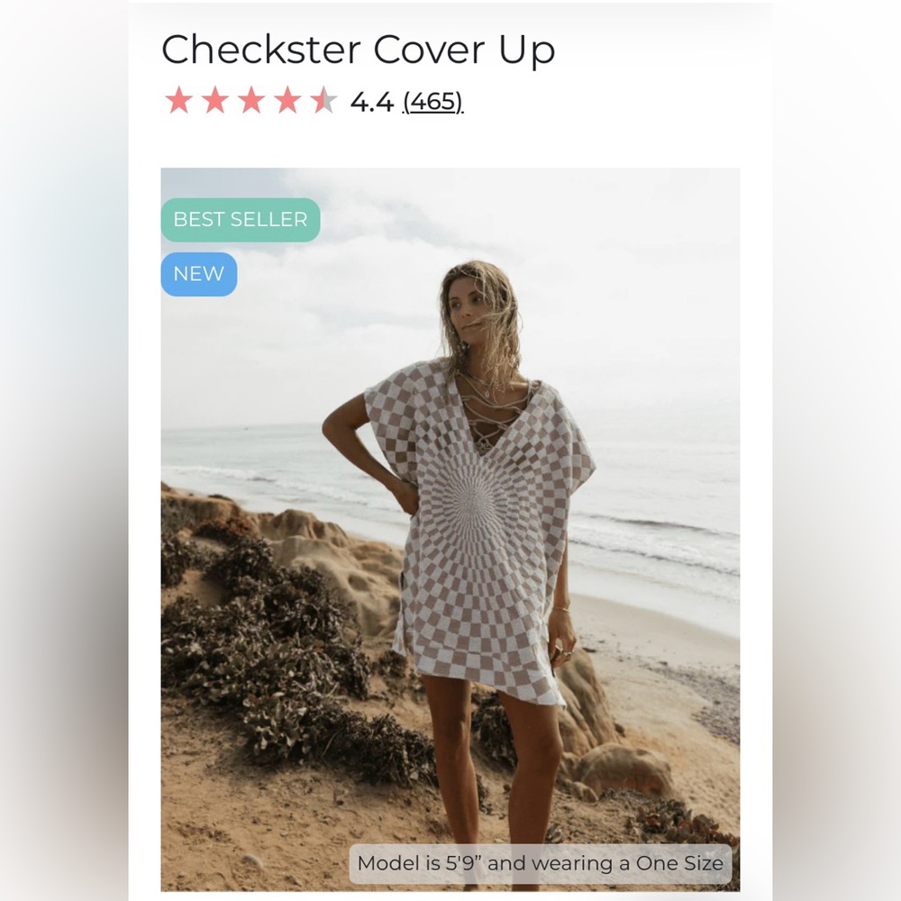 Sand Cloud Checkster Beach Cover-Up